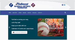 Desktop Screenshot of piedmontbaseball.org